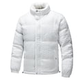 thumbnail image 1 of Maoxin Men's Jacket Fashionable Men's Solid Color Long Sleeve Hoodless Casual Outwear Jackets White M, 1 of 5