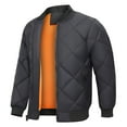 thumbnail image 1 of Maoxin Men's Jacket Men's Warm Solid Color Zipper Pocket Long Sleeved Casual Jacket Black M, 1 of 8