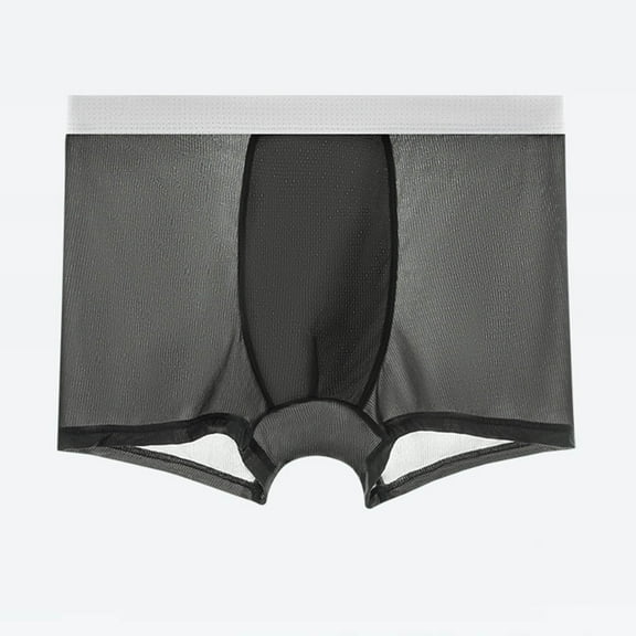 Maoxin Mens Boxer Briefs Digital Breathable Close Fitting Underpants Comfortable Boxers Underwear For Men Dark Gray XL