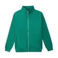 thumbnail image 1 of Maoxin Mens Jacket Men's Casual Loose Fitting Workwear Long Sleeved Hooded Jacket Green L, 1 of 7