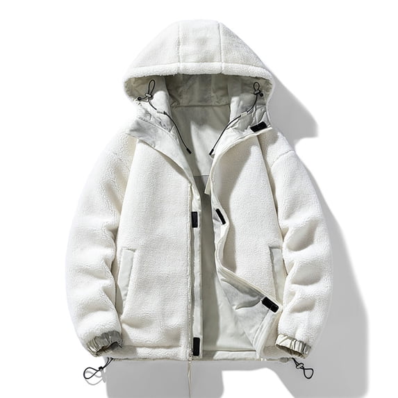 Maoxin Mens Jacket Men's Stitching Drawstring Hooded Slim Fashion Jacket Coat Outwear Jackets for Men , Gray , XL