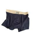 thumbnail image 1 of Maoxin Mens Underwear Boxer Briefs Solid Fashion Briefs Comfortable Panties Briefs Boxers Mens Boxer Briefs Underwear Blue 2XL, 1 of 4