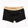 thumbnail image 1 of Maoxin Mens Underwear Fashionable Solid Color Breathable And Casual Flat Underwear Man Underwear Black 3XL, 1 of 4