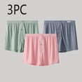 thumbnail image 1 of Maoxin Mens Underwear Solid Color Loose Breathable Sports Home Button Flat Corner Underwear Boxers Man Underwear Multicolor M, 1 of 8