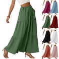 thumbnail image 1 of Maoxin Skirt for Women Ladies' Midi Skirt With A High end And Fashionable Split A line Skirt ,Navy,M, 1 of 8