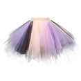 thumbnail image 1 of Maoxin Skirts for Women Women Fashion Color Skirts Pleated Gauze Short Skirt Adult Dancing Skirt ,Purple,M, 1 of 2