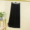 thumbnail image 1 of Maoxin Women Skirt Ladies Solid Color Fashionable Elastic Waist line Skirt No Half Skirt ,Black,L, 1 of 3