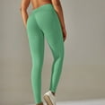 thumbnail image 1 of Women's Leggings Women's Color Hip-lifting Sports Fitness Running High Waist Yoga Pants Workout Pants Women Green M, 1 of 7