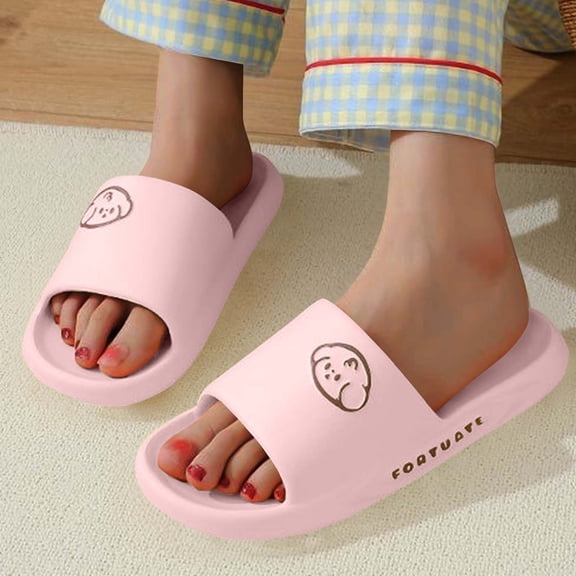 Maoxin Women's Sandals Women's Fashionable Casual Versatile Home Bathroom Outdoor Wear Spring And Summer New Slippers Ladies Sandals Pink 44