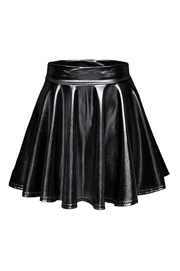 Women's Skirts Women's Sexy Stage Pleated Skirt ,Black,S