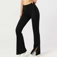 thumbnail image 1 of Maoxin Womens Leggings Women's High Waist Hip Lift Flare Yoga Pant Sports Bifurcate Leggings Pants Pants for Women Black XL, 1 of 6