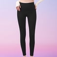 thumbnail image 1 of Maoxin Womens Leggings Women's High Waist Solid Color Hip Lifting Exercise Fitness Tight Yoga Pants Pants for Women Black M, 1 of 5