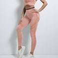 thumbnail image 1 of Maoxin Womens Leggings Womens Yoga Leggings Fitness Running Gym Ladies Sports Active Pants Pants for Women Pink M, 1 of 3