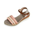 thumbnail image 1 of Maoxin Womens Sandals Fashion Casual Summer Style Fish Mouth Wedge Heel Thick Bottom Sandals Sandals Women Pink 36, 1 of 5
