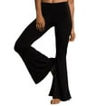 thumbnail image 1 of Maoxin Yoga Pants Leisure Yoga Wide Leg Flared Pants For Women Plus Size Yoga Pants for Women Black M, 1 of 6