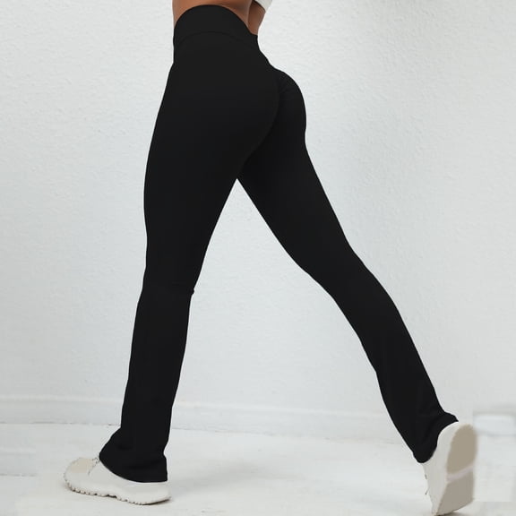 Maoxin Yoga Pants Women Women Patchwork High Waist Stretch Strethcy Fitness Leggings Yoga Pant Workout Leggings Black L