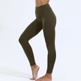 thumbnail image 1 of Maoxin Yoga Pants Women's Long Solid Color Hip Lift Fitness High Waist Elastic Exercise Yoga Pants Workout Leggings Coffee 2XL, 1 of 6