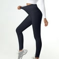 thumbnail image 1 of Maoxin Yoga Pants Women's New Solid Color Thread Hip Lifting Tight Fitting Abdominal Compression Elastic Fitness Pants Leggings Yoga Pants Workout Leggings Black M, 1 of 6