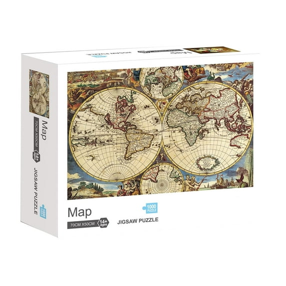 Map 1000 Piece Jigsaw Puzzle