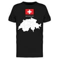 thumbnail image 1 of Map Division Switzerland Flag T-Shirt Men -Image by Shutterstock, Male XX-Large, 1 of 2