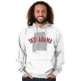thumbnail image 1 of Map Hoodies Sweat Shirts Sweatshirts Yall Abama Alabama Southern Pride AL Souvenir, 1 of 2