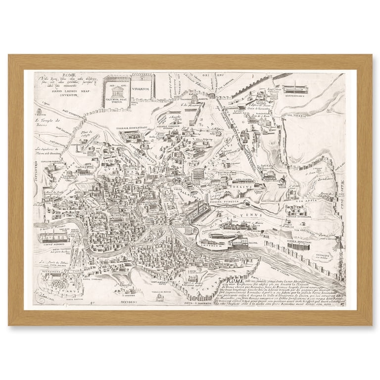 Ancient Rome City Map Ancient Rome City Layout Map