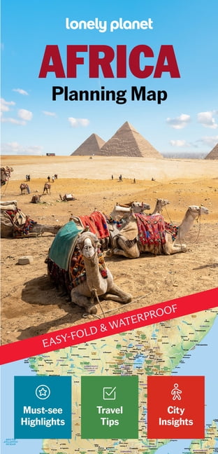 Map Lonely Planet Africa Planning Map, (Paperback)