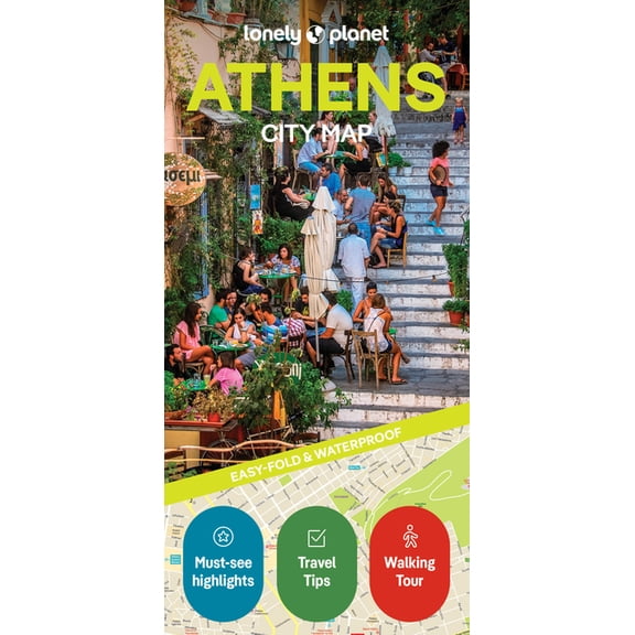 Compact City Planning Maps Lonely Planet Athens City Map: Durable, Waterproof, Easy-Fold Planning Map with Attractions & Walking Tours, (Paperback)