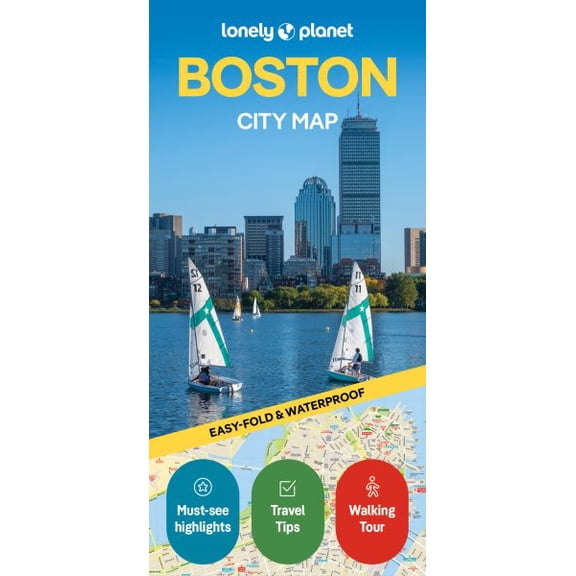 Pre-Owned Map: Lonely Planet Boston City Map (Edition 2) (Sheet map, folded)