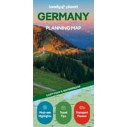 Map Lonely Planet Germany Planning Map Durable, Waterproof, Easy-Fold Travel Map with Attractions, Itineraries & Transport , Paperback