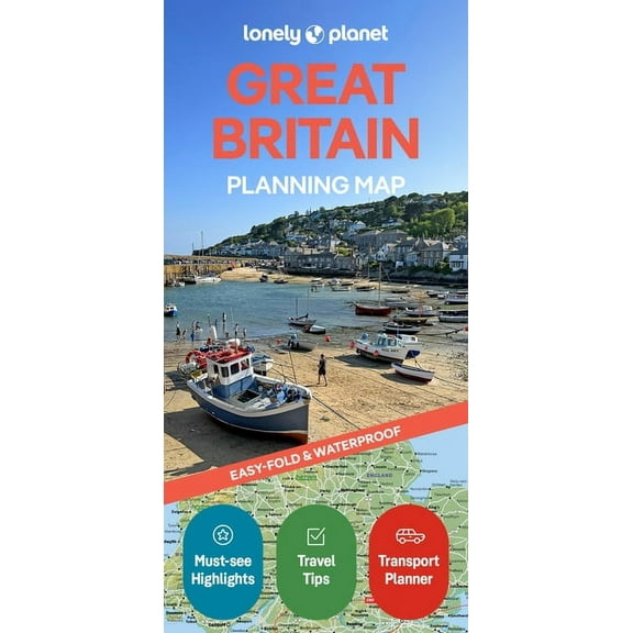 Map Lonely Planet Great Britain Planning Map, (Paperback)