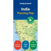 Map Lonely Planet India Planning Map, Paperback