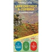 Map Lonely Planet Lake District & Cumbria Planning Map, Paperback
