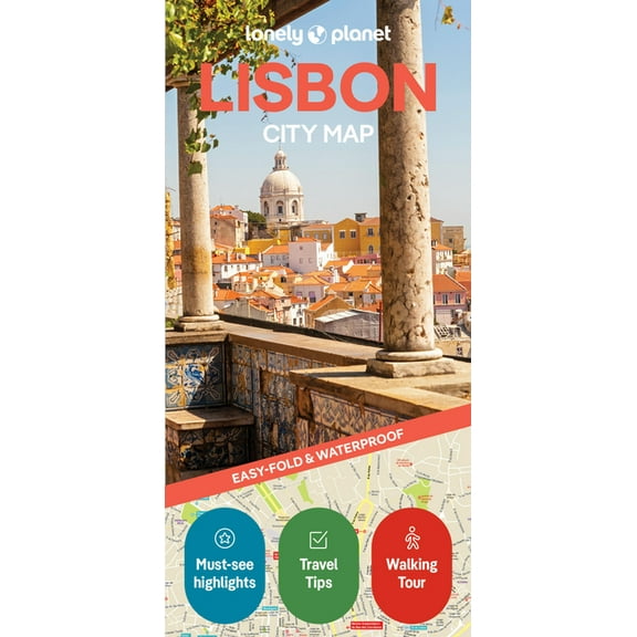 Compact City Planning Maps Lonely Planet Lisbon City Map: Durable, Waterproof, Easy-Fold Planning Map with Attractions & Walking Tours, (Paperback)