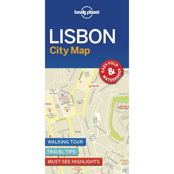 Map: Lonely Planet Lisbon City Map (Sheet map, folded)