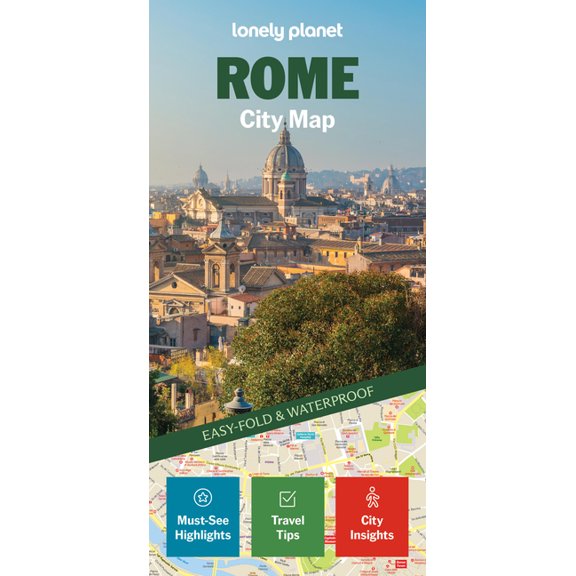 Map Lonely Planet Rome City Map, (Paperback)