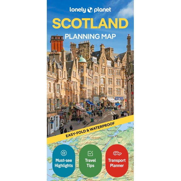 Map Lonely Planet Scotland Planning Map, (Paperback)