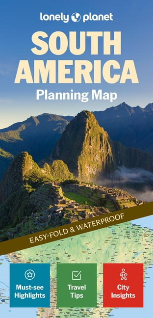 Map Lonely Planet South America Planning Map, (Paperback)