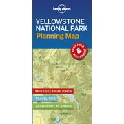 Map Lonely Planet Yellowstone National Park Planning Map, Paperback