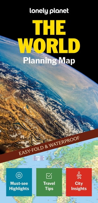Map Lonely Planet the World Planning Map, (Paperback)