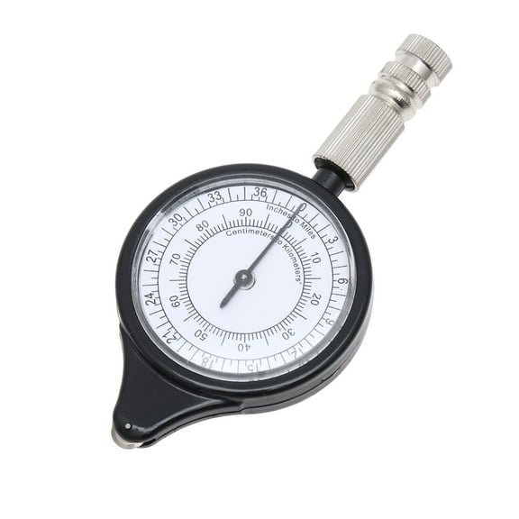 UEETEK Map Measurer Wheel for Measuring Distance Outdoor Mini Metal Handle Plastic Body Lightweight