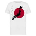 thumbnail image 1 of Map Of Japan T-Shirt Men -Image by Shutterstock, Male XX-Large, 1 of 2
