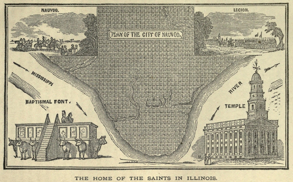 Map Of Nauvoo History (36 x 24)