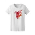 thumbnail image 1 of Map Of North America Tee Women's -Image by Shutterstock, 1 of 2