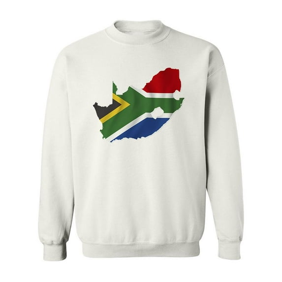 Map Of South Africa Sketch Sweatshirt Men -Image by Shutterstock, Male Medium
