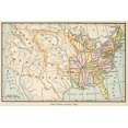 thumbnail image 1 of Map Of The United States In 1830. History (36 x 24), 1 of 1