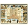 thumbnail image 1 of Map Riegel 1938 Philadelphia Fire Companies Pictorial Extra Large XL Wall Art Poster Print, 1 of 3
