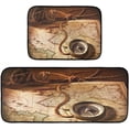 thumbnail image 1 of Map Rope Anti Fatigue Mats for Kitchen Floor,Set of 2 Non Skid Washable Waterproof Anti Kitchen Floor Mats for Kitchen Office Laundry Room Bathroom (19"x27"+19"x47") Home Decor, 1 of 7