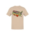 thumbnail image 1 of Map Route 66 Graphic Men's Natural T-shirts, 1 of 3