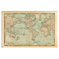 thumbnail image 1 of Map - Rustic Wall Poster, 22.375" x 34", Framed, 1 of 3